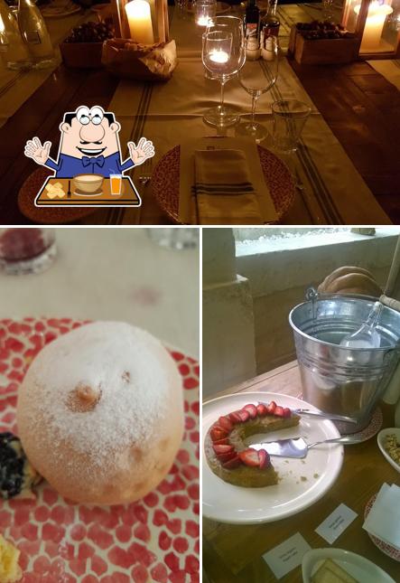 Questa è la immagine che presenta la cibo e tavolo da pranzo di La Frasca