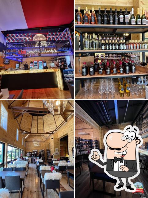 O interior do Zaandam-Boulevard Laçador