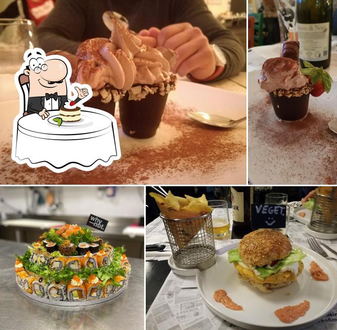 Why Not. offre un'ampia varietà di dessert