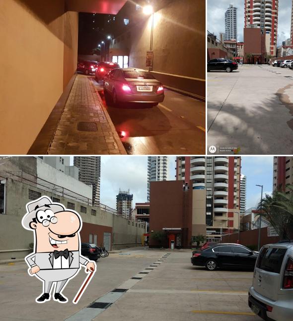 O exterior do McDonald's