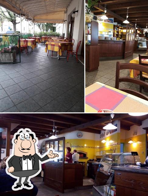 Gli interni di Trattoria L'Anguillaro