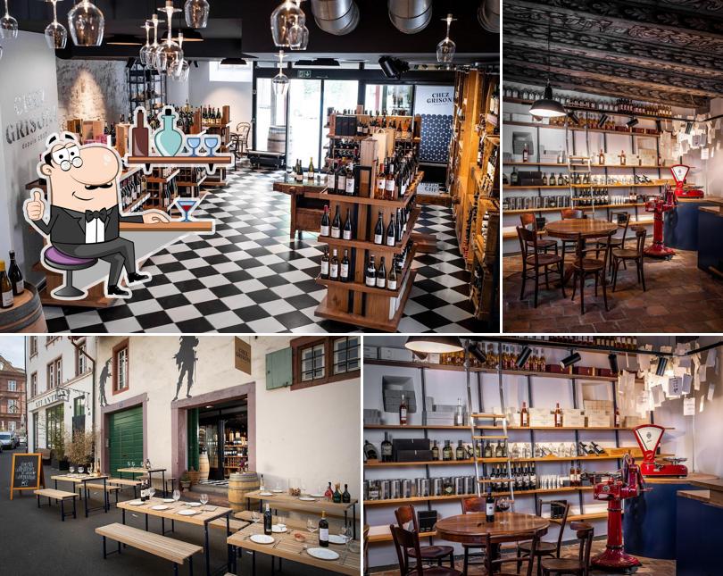 Gli interni di Chez Grisoni Basel