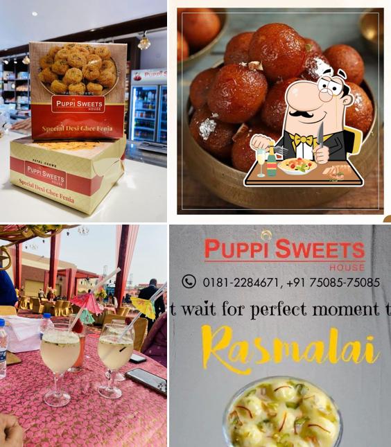 Food at Puppi Sweets House Best Sweet Shop in Jalandhar Best Sweets , Hampers , Wedding boxes in jalandhar