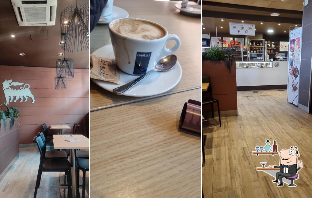 Gli interni di Eni Café