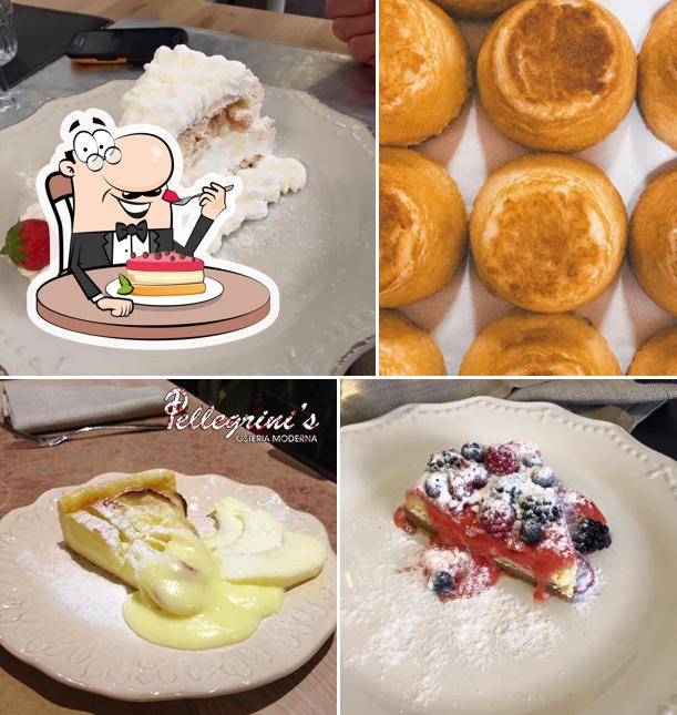 Pellegrini's Osteria Moderna offre un'ampia gamma di dolci