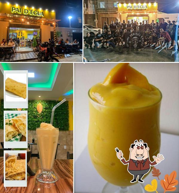 Entre diversos coisas, comida e exterior podem ser encontrados no Pai D'égua Food House