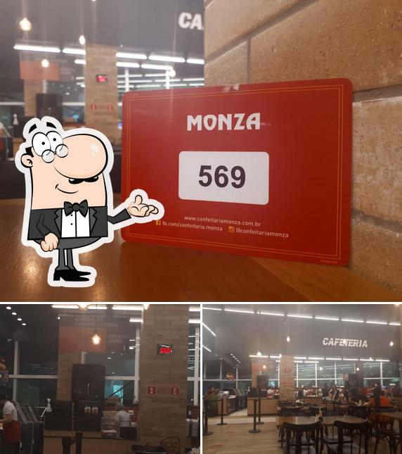 O interior do Padaria Monza - Shopping Moxuara
