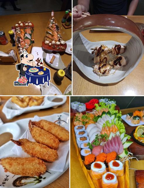 Sashimi em Kawage Sushi - Restaurante Japonês