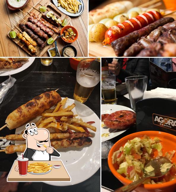 Prove cbatatas fritas francesas no Agora Espetos