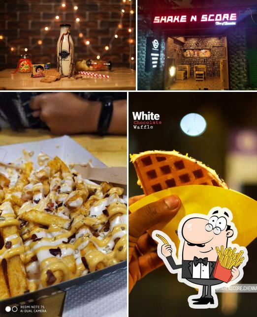 At Shake N Score you can order French-fried potatoes