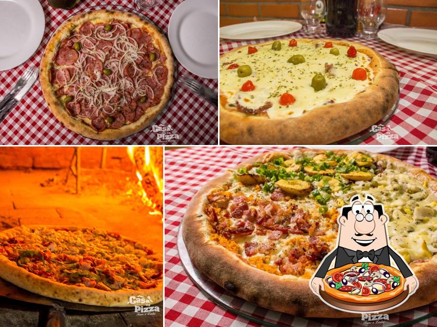 No Casa da Pizza, você pode provar pizza