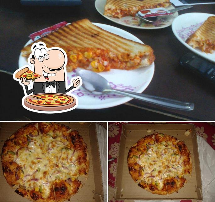 Get pizza at Pizza Cafe