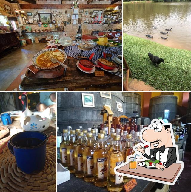 Platos en Fazenda Paraíso