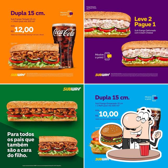 Os hambúrgueres do Subway Angra dos Reis irão satisfazer uma variedade de gostos