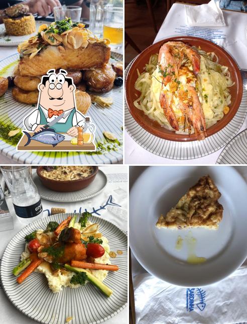 Salmão grelhado em Sardinha Taberna Portuguesa ( Botafogo )