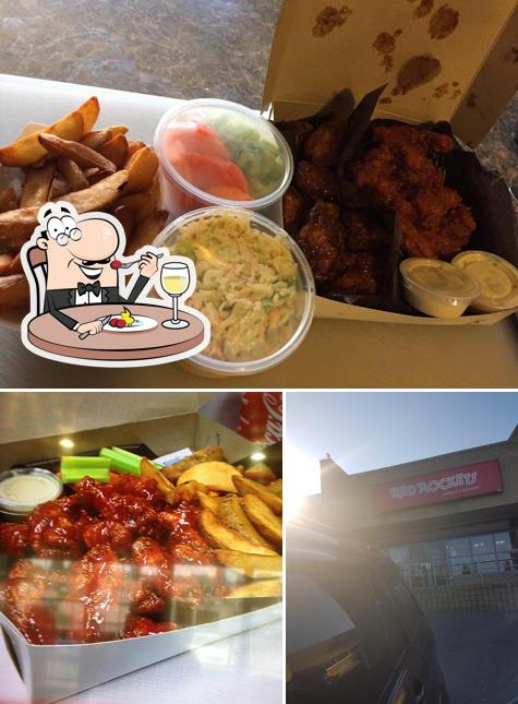 Voici l’image affichant la nourriture et extérieur sur Red Rockets