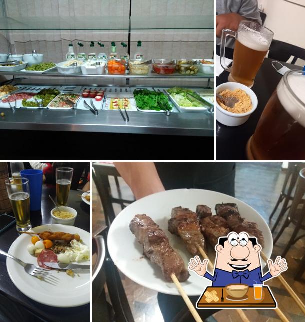 Comida em Bom mignon rodízio de espetinhos