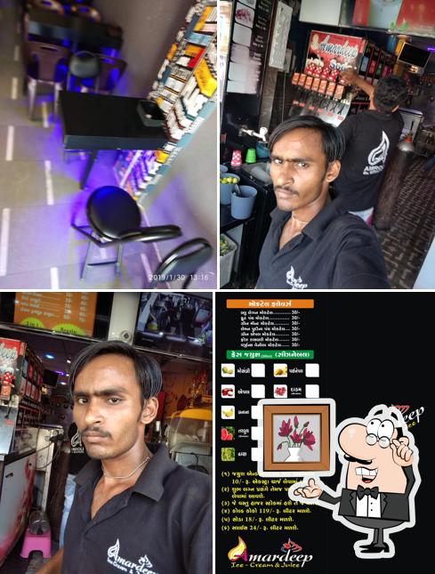 Check out how Amardeep Ice Cream & Juice Center looks inside