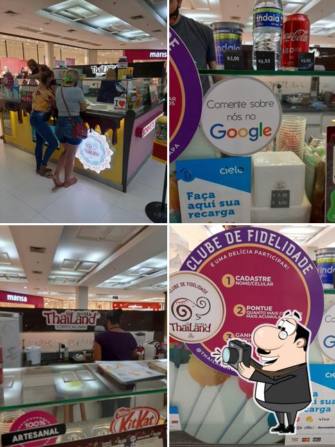 Thailand Rolls Sorvete Na Chapa