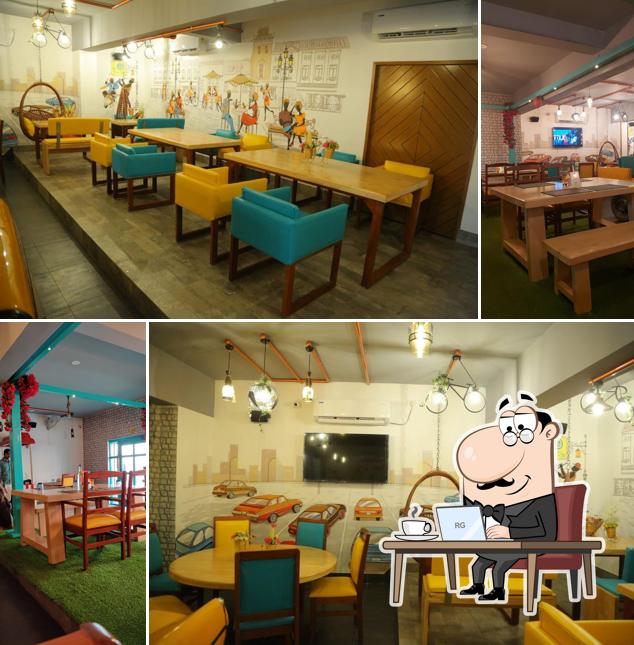 Take a seat at one of the tables at One Fine Day