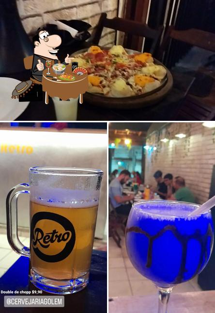 Comida em Bar pizzaria