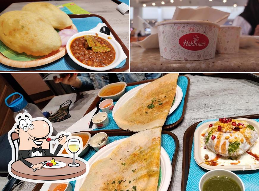 The image of food and interior at Haldiram's - VR Punjab Mall, SAS Nagar