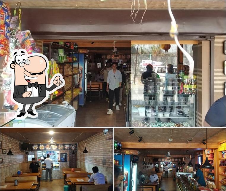 Take a seat at one of the tables at Ravi Bakery