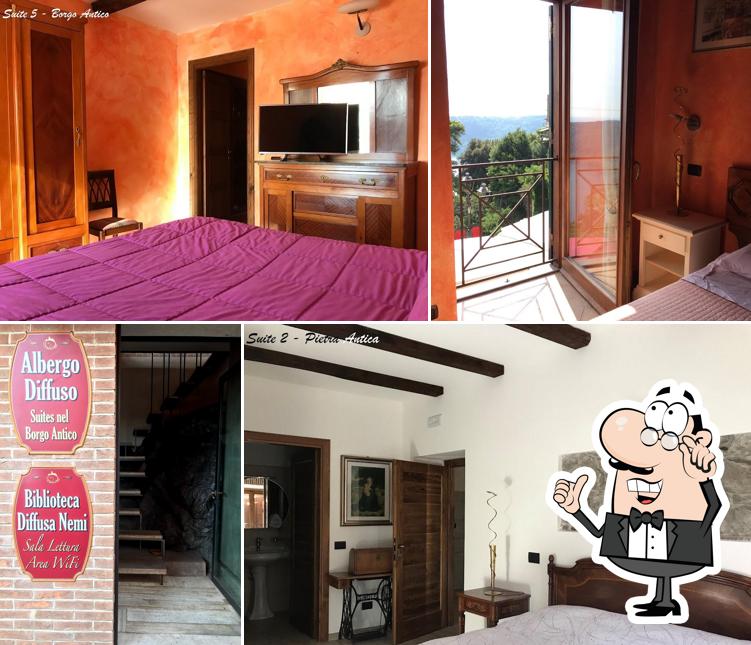 Gli interni di Ristorante e Albergo Diffuso Lo Specchio di Diana