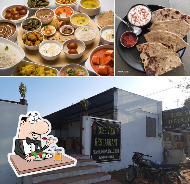 This is the picture showing food and exterior at Roseview Restaurant