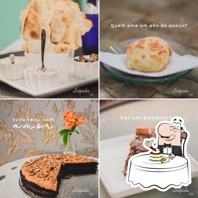 Sápida Cafeteria serve uma variedade de pratos doces