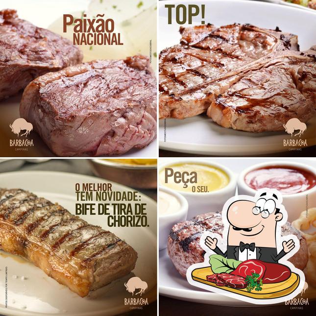 Refeições de carne são servidos no Barbacoa - Parque Dom Pedro