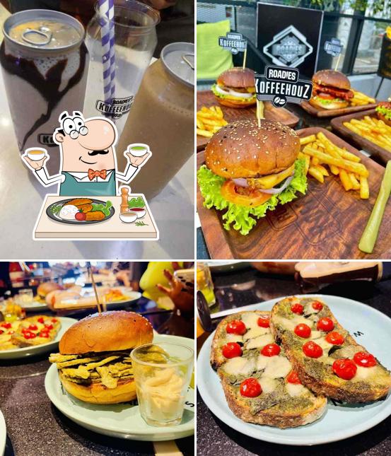 Pulled pork sandwich at Roadies Koffeehouz