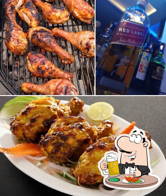 Order a glass of light or dark beer