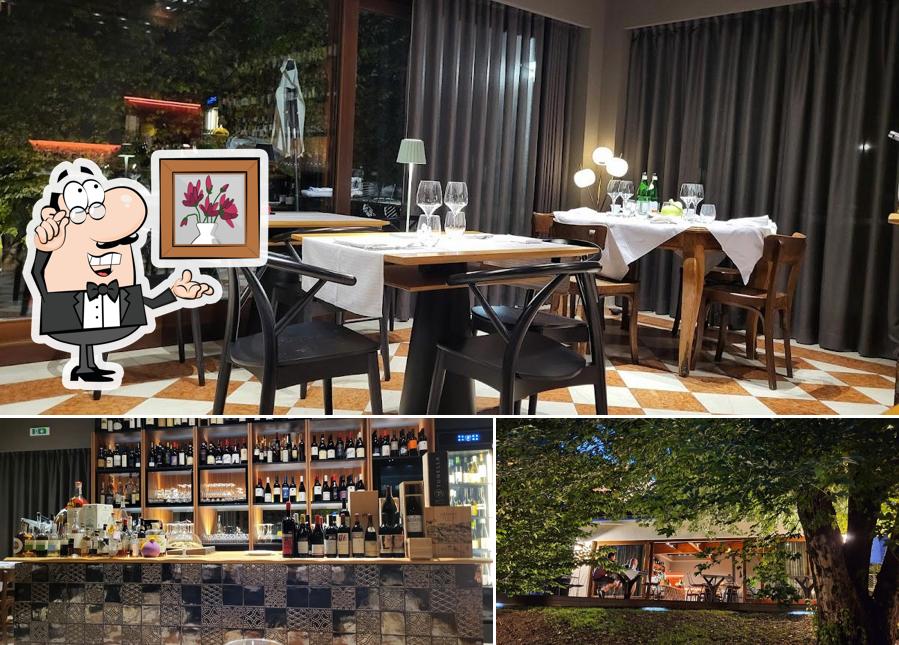 Bar Trattoria Cavour si caratterizza per la interni e esterno