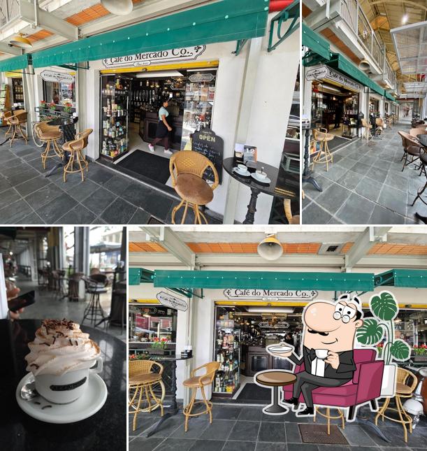 Veja imagens do interior do Café do Mercado