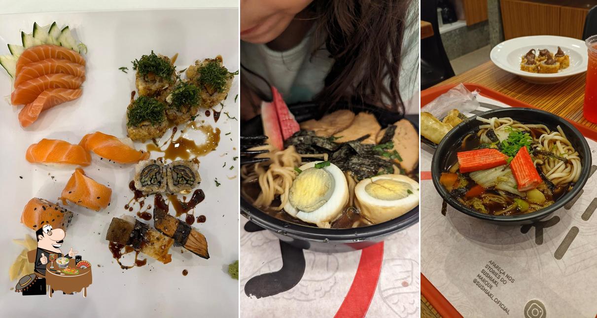 Platos en Sushiaki - Shopping Curitiba