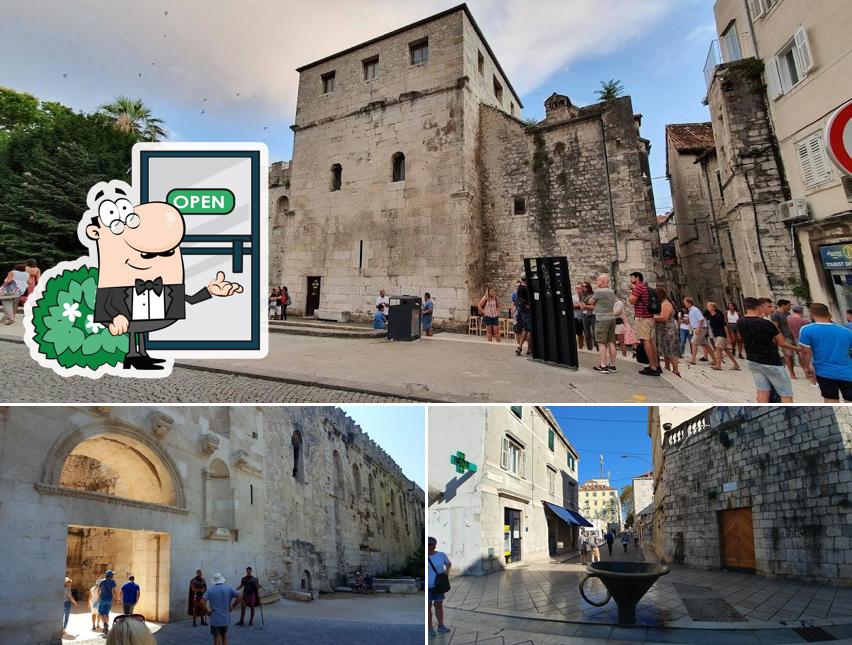 Goditi la vista dagli esterni di Kavana Semafor