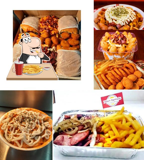 Batata frita em Bãun Demais Hamburgueres e Porções