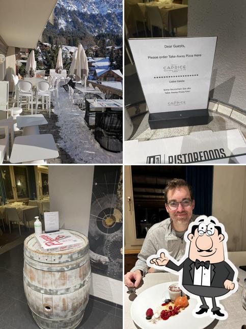 Gli interni di Restaurant Caprice