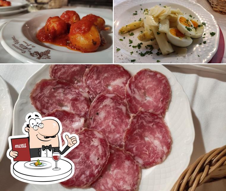Cibo al Trattoria alla vigna