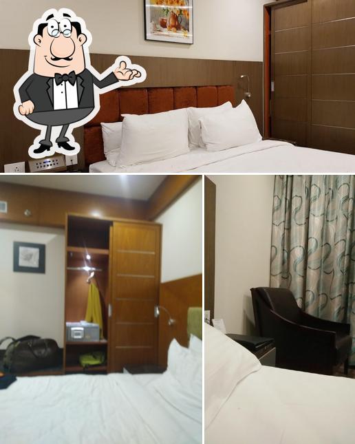 The interior of Hotel Benzz Park