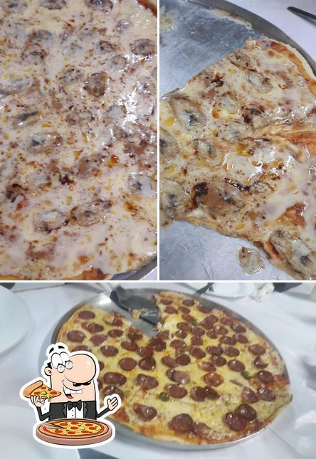 Escolha diversos estilos de pizza