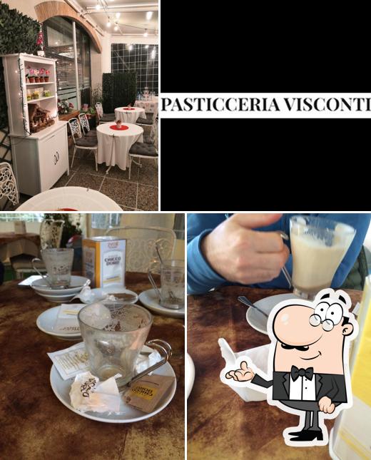 Gli interni di Pasticceria Visconti