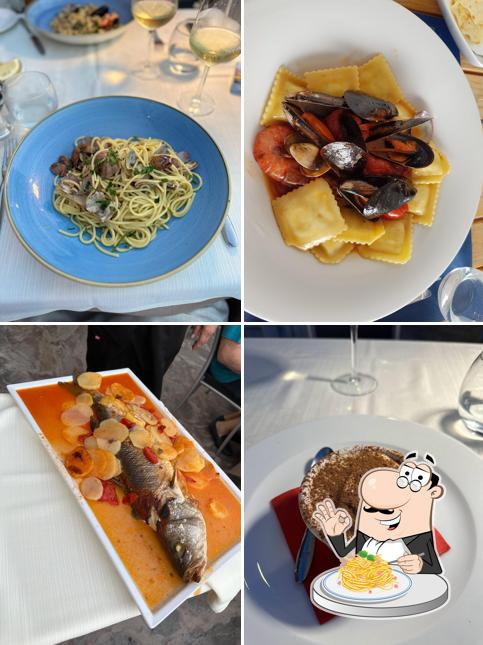 Spaghetti alla carbonara al La Darsena Stintino Ristorante & Sushi