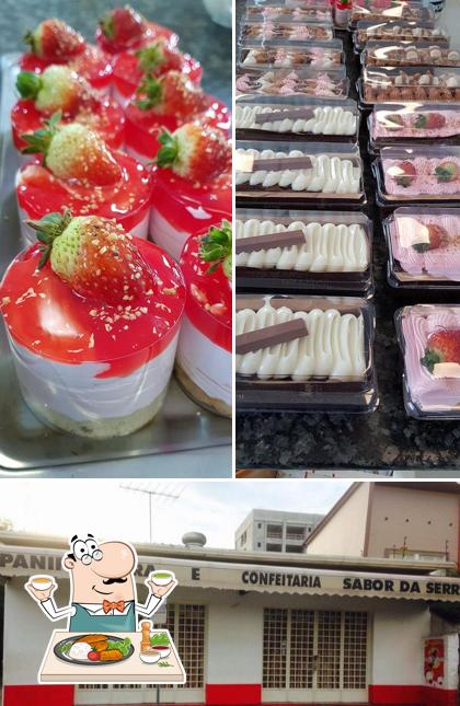 Esta é a imagem ilustrando comida e exterior no Padaria e Confeitaria SABOR DA SERRA