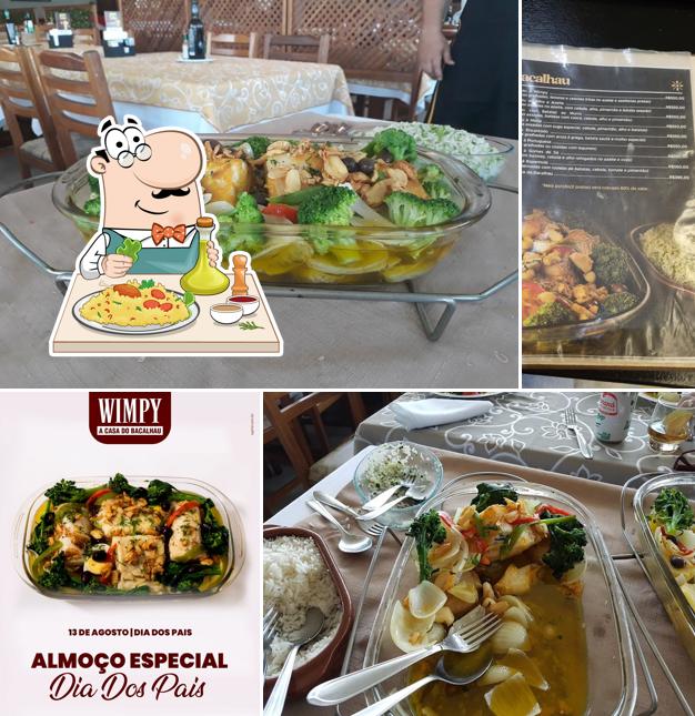 Comida em Wimpy - A Casa do Bacalhau