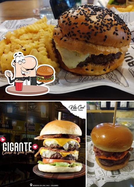 Peça um hambúrguer no VILLA COUT - Espaço Gastronômico de Colombo