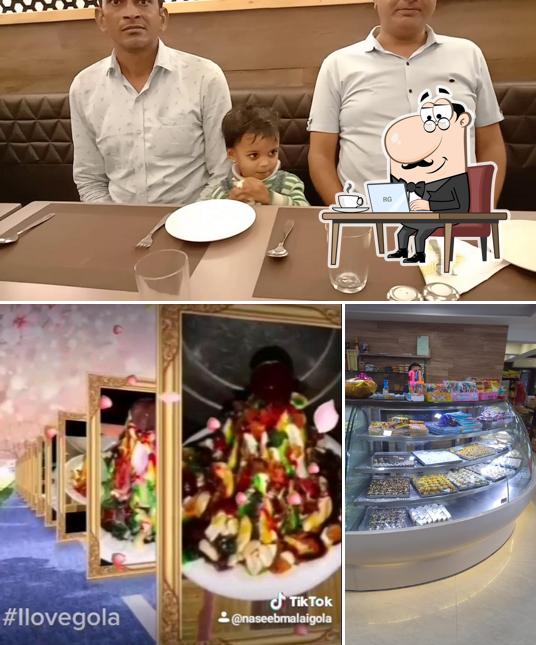 The interior of Shreeji Sweets