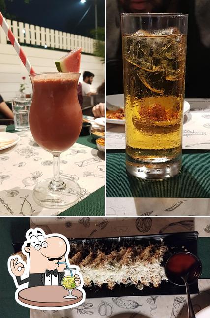 The photo of drink and food at Kwality Family Resto Bar