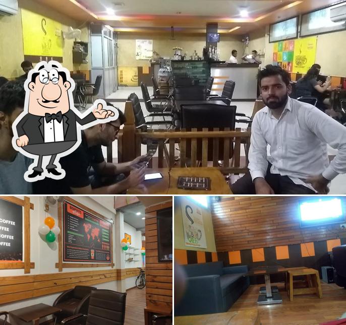 The interior of The Coffee Day (Brewberrys)